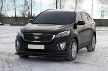 Kia Sorento III UM 2014–2020 Frontbøjle ST014 60/42mm Black (rustfrit stål) foto 2