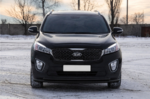 Kia Sorento III UM 2014–2020 Frontbøjle ST014 60/42mm Black (rustfrit stål) foto 3