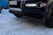 Mitsubishi Pajero Wagon IV 2006–2021 Frontbeskyttelse ST015 Black (rustfrit stål) foto 3