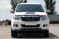 Toyota Hilux 2006–2015 Frontbeskyttelse ST015 Black (rustfrit stål) foto 1