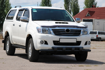 Toyota Hilux 2006–2015 Frontbeskyttelse ST015 Black (rustfrit stål) foto 3