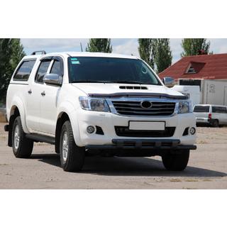 Frontbeskyttelse ST015 Black (rustfrit stål) Toyota Hilux 2006–2015 foto 3