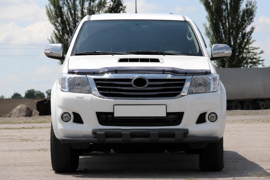 Toyota Hilux 2006–2015 Frontbeskyttelse ST015 Black (rustfrit stål) Image