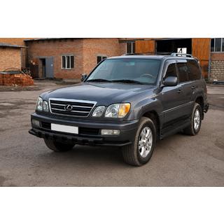 Frontbeskyttelse ST015 Black (rustfrit stål) Lexus LX470 1998–2007 foto 3