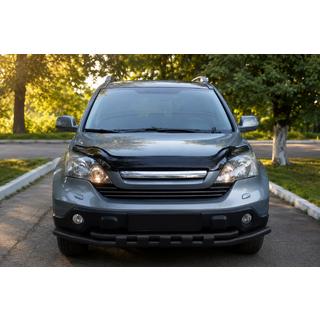 Frontbeskyttelse ST015 Black (rustfrit stål) Honda CRV 2007–2011
