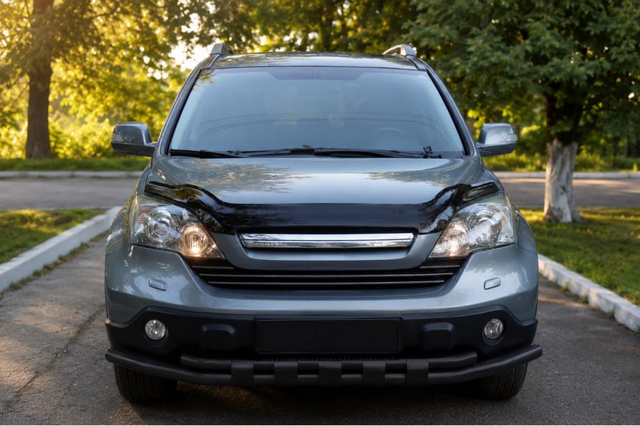 Honda CRV 2007–2011 Frontbeskyttelse ST015 Black (rustfrit stål) Image