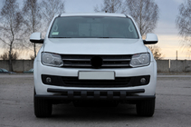 Volkswagen Amarok 2010–2022 Frontbøjle ST015 Black (rustfrit stål) foto 1