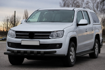 Volkswagen Amarok 2010–2022 Frontbøjle ST015 Black (rustfrit stål) foto 2