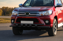 Toyota Hilux 2015– Frontbøjle ST015 Black (rustfrit stål) foto 2