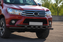Toyota Hilux 2015– Frontbøjle ST015 Black (rustfrit stål) foto 3