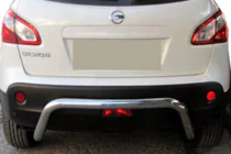 Nissan Qashqai 2007–2010 Bageste beskyttelsesbøjle AK007 (rustfrit stål) foto 1