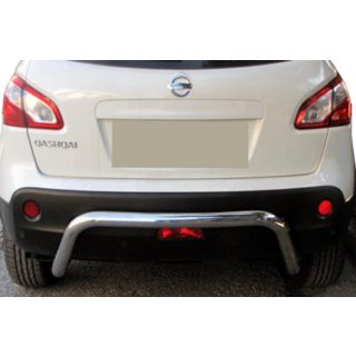 Bageste beskyttelsesbøjle AK007 (rustfrit stål) Nissan Qashqai 2007–2010 foto 1