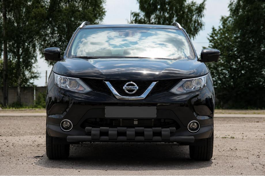 Nissan Qashqai 2014–2021 Frontbøjle ST015 Black (rustfrit stål) Foto 1