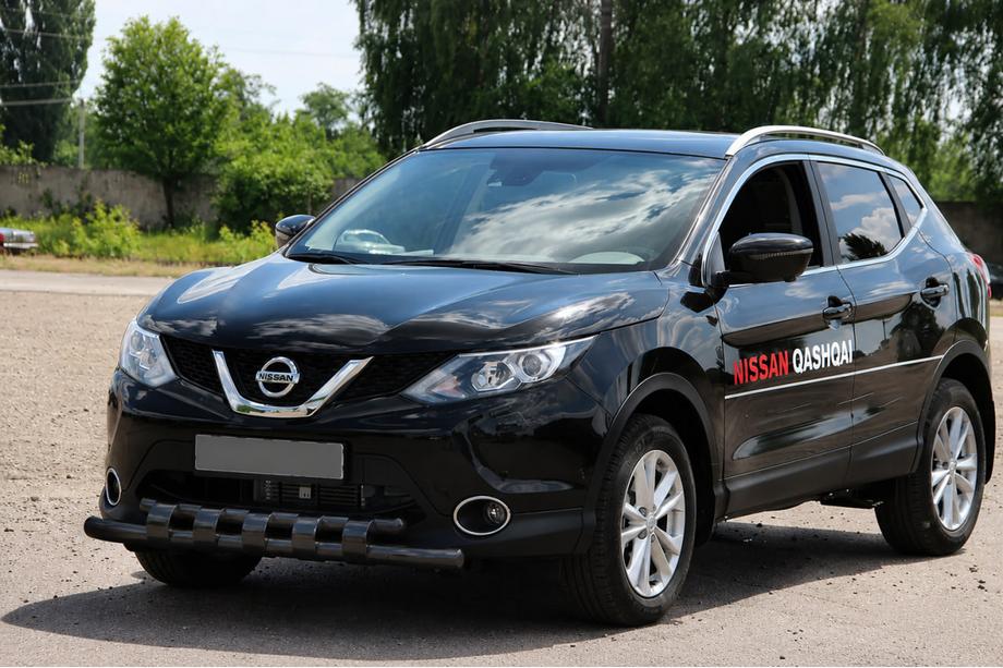 Nissan Qashqai 2014–2021 Frontbøjle ST015 Black (rustfrit stål) Foto 2