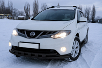 Nissan Murano 2008–2014 Frontbøjle ST015 Black (rustfrit stål) foto 3