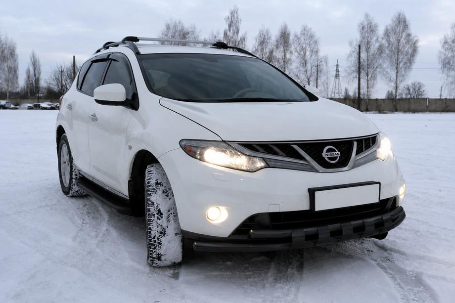 Nissan Murano 2008–2014 Frontbøjle ST015 Black (rustfrit stål) Image