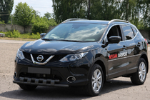 Nissan Qashqai 2007–2010 Frontbøjle ST015 Black (rustfrit stål) foto 1