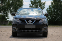 Nissan Qashqai 2007–2010 Frontbøjle ST015 Black (rustfrit stål) foto 2