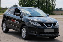 Nissan Qashqai 2007–2010 Frontbøjle ST015 Black (rustfrit stål) foto 3