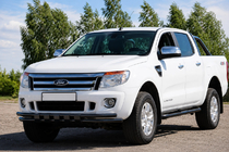 Ford Ranger 2011–2022 Frontbøjle ST016 Black (rustfrit stål) foto 2