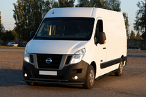 Renault Master 2011–2023 Frontbøjle ST016 Black (rustfrit stål) foto 3