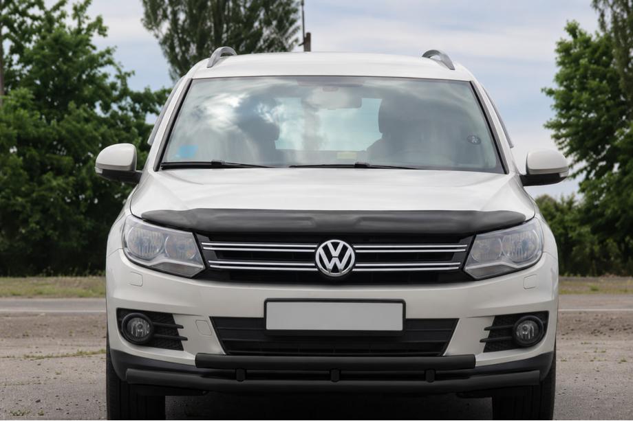 Volkswagen Tiguan 2007–2016 Frontbeskyttelse ST016 Black (rustfrit stål) Foto 1