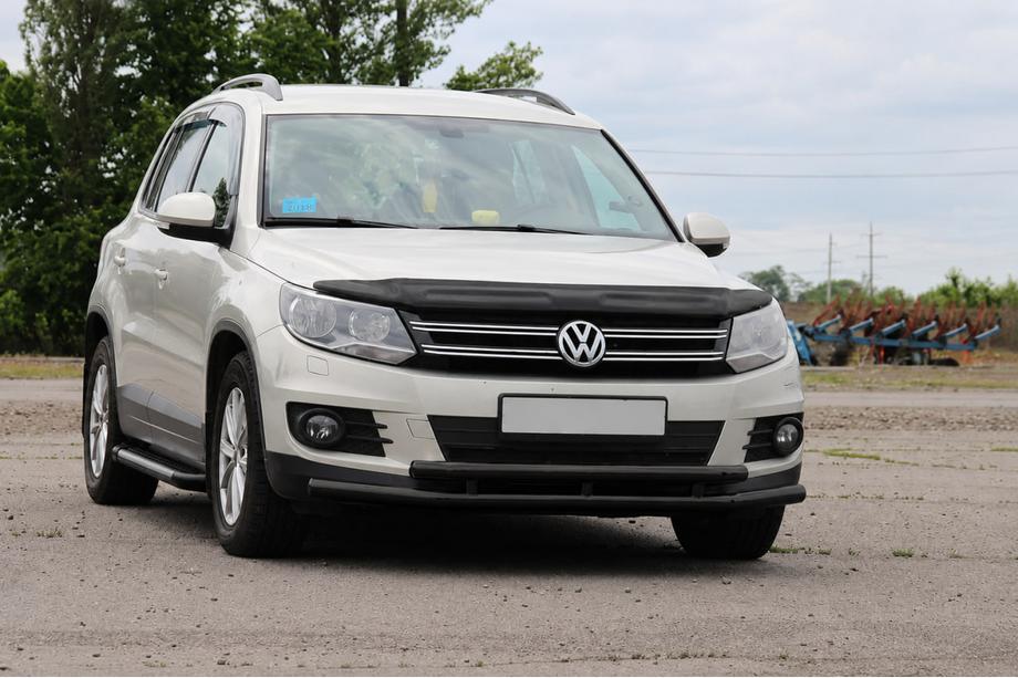 Volkswagen Tiguan 2007–2016 Frontbeskyttelse ST016 Black (rustfrit stål) Foto 2