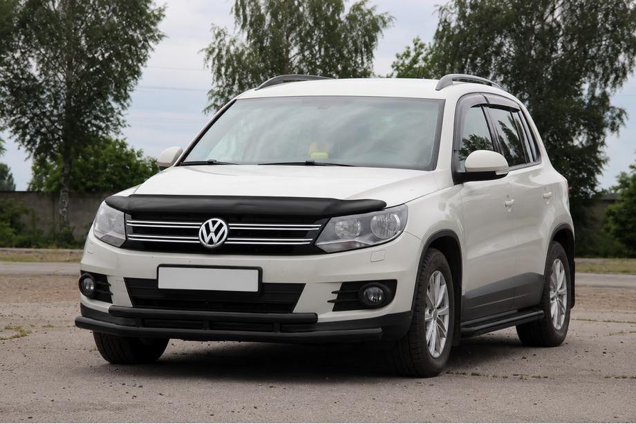Volkswagen Tiguan 2007–2016 Frontbeskyttelse ST016 Black (rustfrit stål) Foto 3