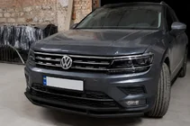 Volkswagen Tiguan 2016–2023 Frontbeskyttelse ST016 Black (rustfrit stål) foto 3