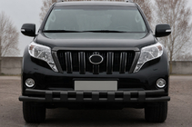 Toyota Land Cruiser Prado 150 2009–2023 Frontbøjle ST016-2 Black (rustfrit stål) foto 1