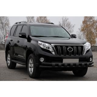 Frontbøjle ST016-2 Black (rustfrit stål) Toyota Land Cruiser Prado 150 2009–2023 foto 3