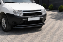 Dacia Duster 2008–2018 Frontbøjle ST017 Black (rustfrit stål) foto 1