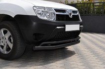 Dacia Duster 2008–2018 Frontbøjle ST017 Black (rustfrit stål) foto 2