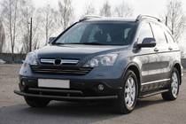 Honda CRV 2007–2011 Frontbøjle ST018 Black (rustfrit stål) foto 2