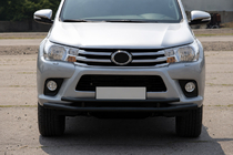 Toyota Hilux 2015– Frontbeskyttelse ST018 Black (rustfrit stål) foto 2