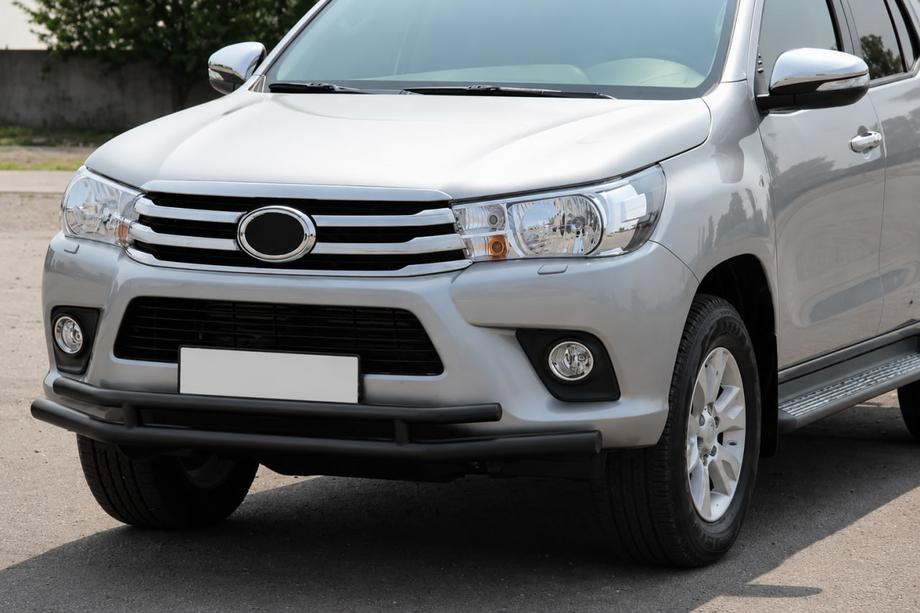 Toyota Hilux 2015– Frontbeskyttelse ST018 Black (rustfrit stål) Image
