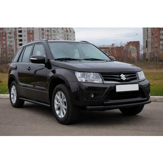 Forreste dobbeltbøjle 60/42 mm sort (rustfrit stål) Suzuki Grand Vitara 2005–2017 foto 3