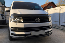 Volkswagen T6 2015–2024 Forreste dobbelt frontbøjle ST011 Black (rustfrit stål) foto 1