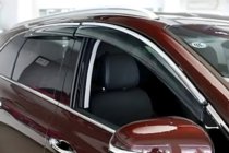 Lexus LS 2007–2017 Vindafvisere til sideruder med kromliste Long (HIC, 4 stk.) foto 1