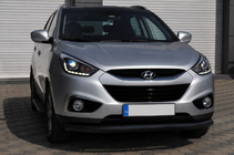 Hyundai IX-35 2010–2015 Frontbøjle ST008 Black (rustfrit stål) foto 4