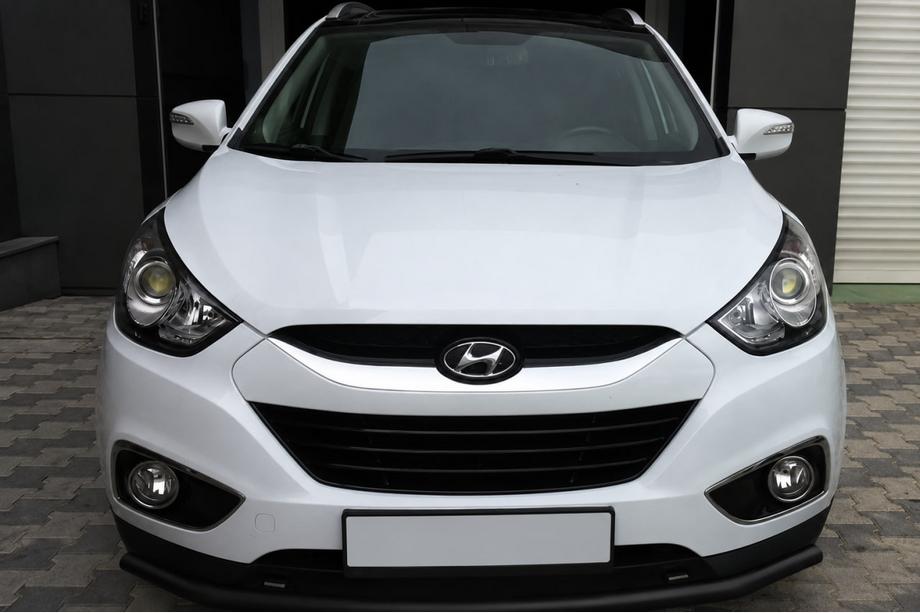 Hyundai IX-35 2010–2015 Frontbøjle ST008 Black (rustfrit stål) Image