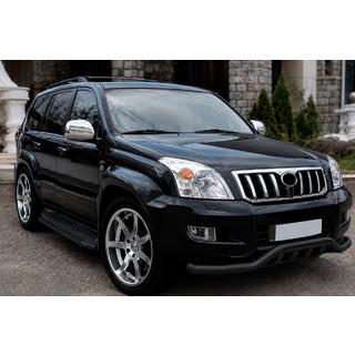 Frontbøjle ST011 Black (rustfrit stål) Toyota Land Cruiser Prado 120 2002–2009
