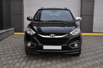 Hyundai IX-35 2010–2015 Frontbøjle ST014-1 Black (rustfrit stål) foto 2