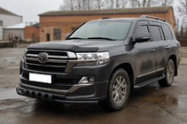 Toyota Land Cruiser 200 2007–2021 Frontbøjle ST015 Black (2015+, rustfrit stål) foto 3
