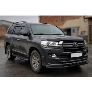 Frontbøjle ST015 Black (2015+, rustfrit stål) Toyota Land Cruiser 200 2007–2021 foto 2