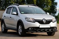 Renault Sandero 2013–2022 Frontbøjle ST015 Black (rustfrit stål) foto 3