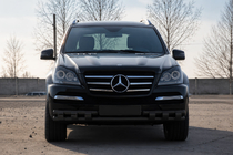 Mercedes GL-klasse X164 2006–2012 Frontbøjle ST015 Black (rustfrit stål) foto 2