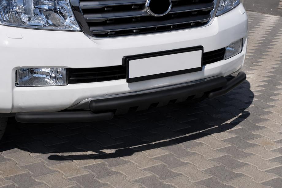 Toyota Land Cruiser 200 2007–2021 Frontbøjle ST015 Black (rustfrit stål) Foto 3