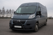 Citroen Jumper 2007–2025 Frontbøjle ST019 Black (rustfrit stål) foto 3