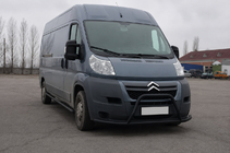 Peugeot Boxer 2006–2025 Frontbøjle ST019 Black (rustfrit stål) foto 2